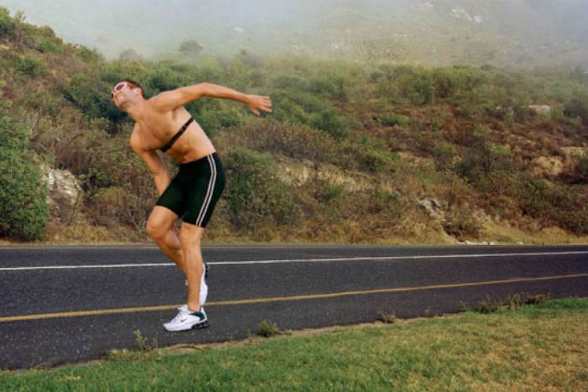 Corredor con lesión