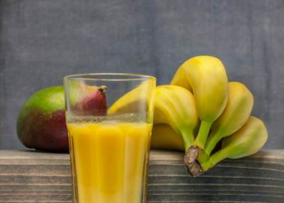 Plátano y mango