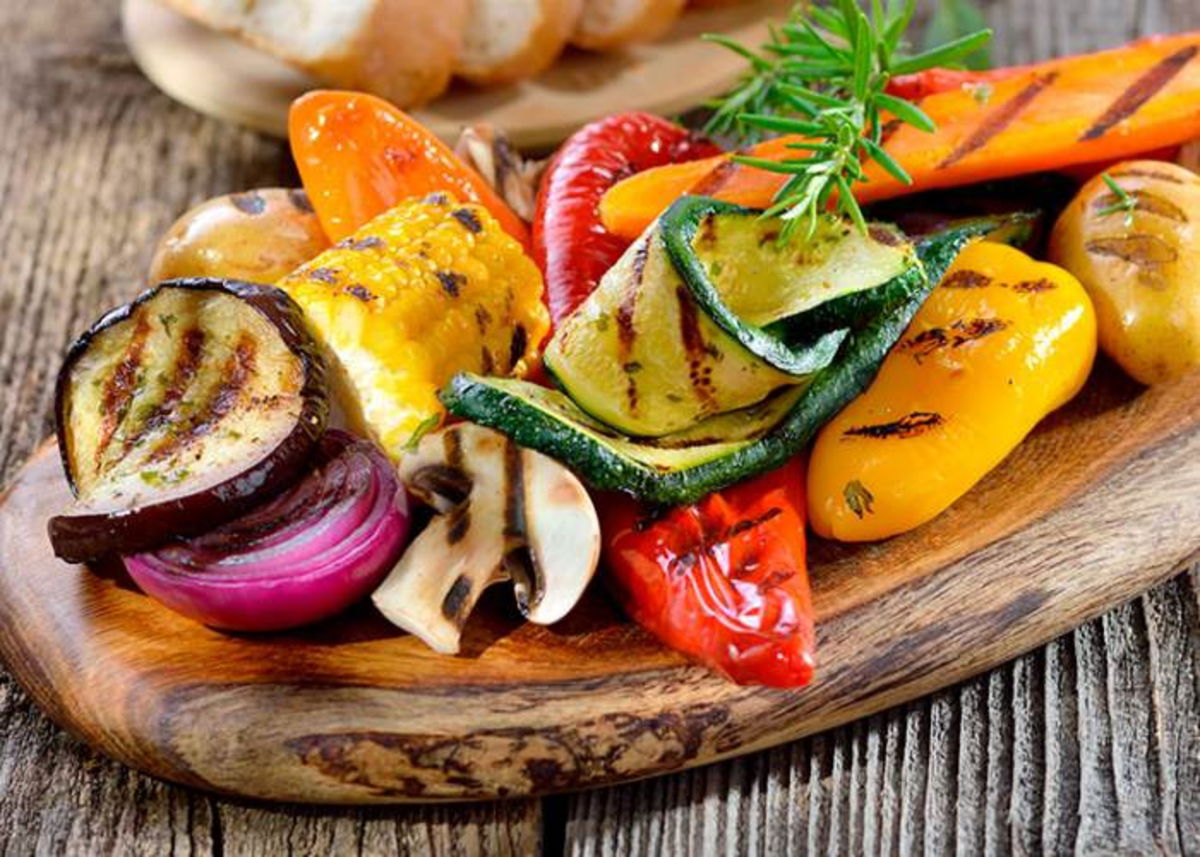 Cuchara con vegetales