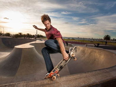 Trabaja el abdomen con una skateboard