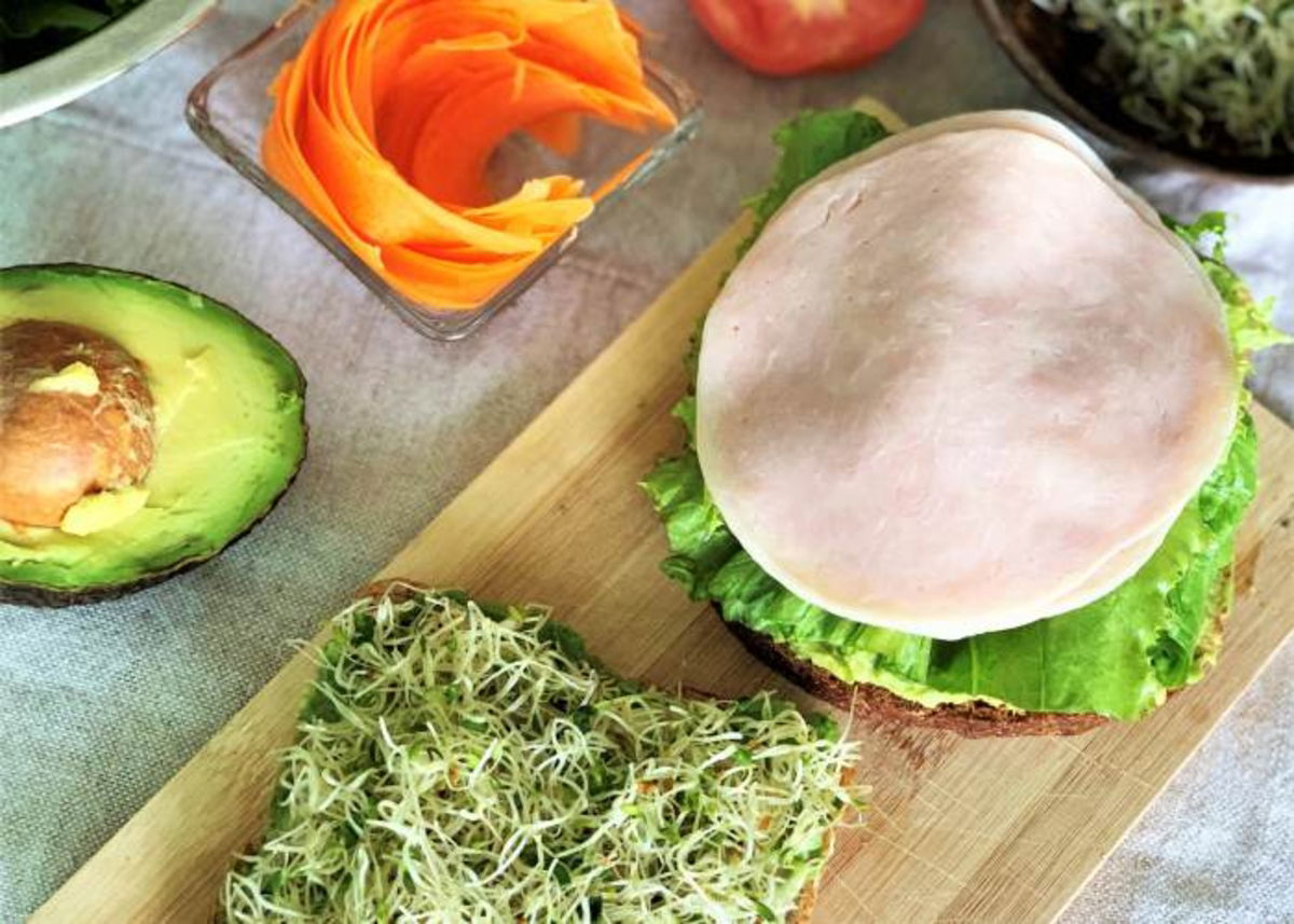 Varios alimentos saludables