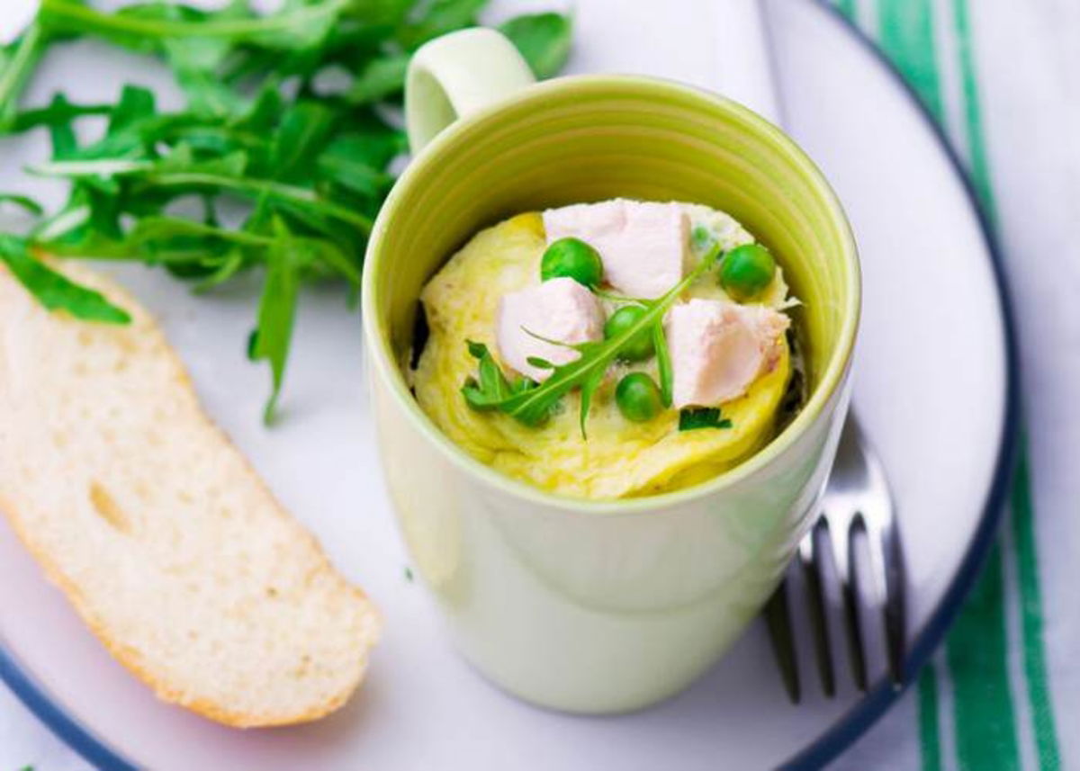 Omellete en taza
