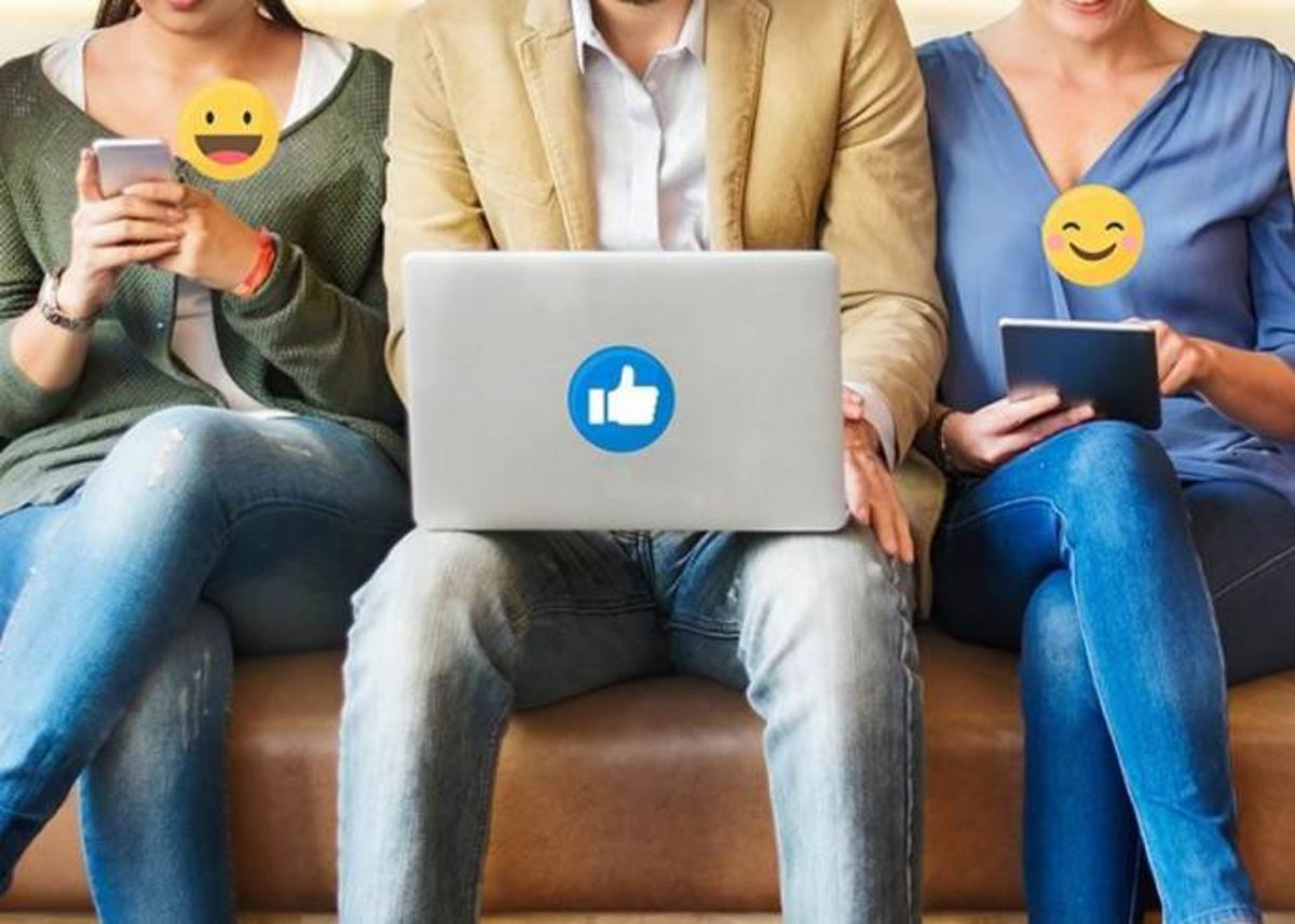 Personas con aparatos