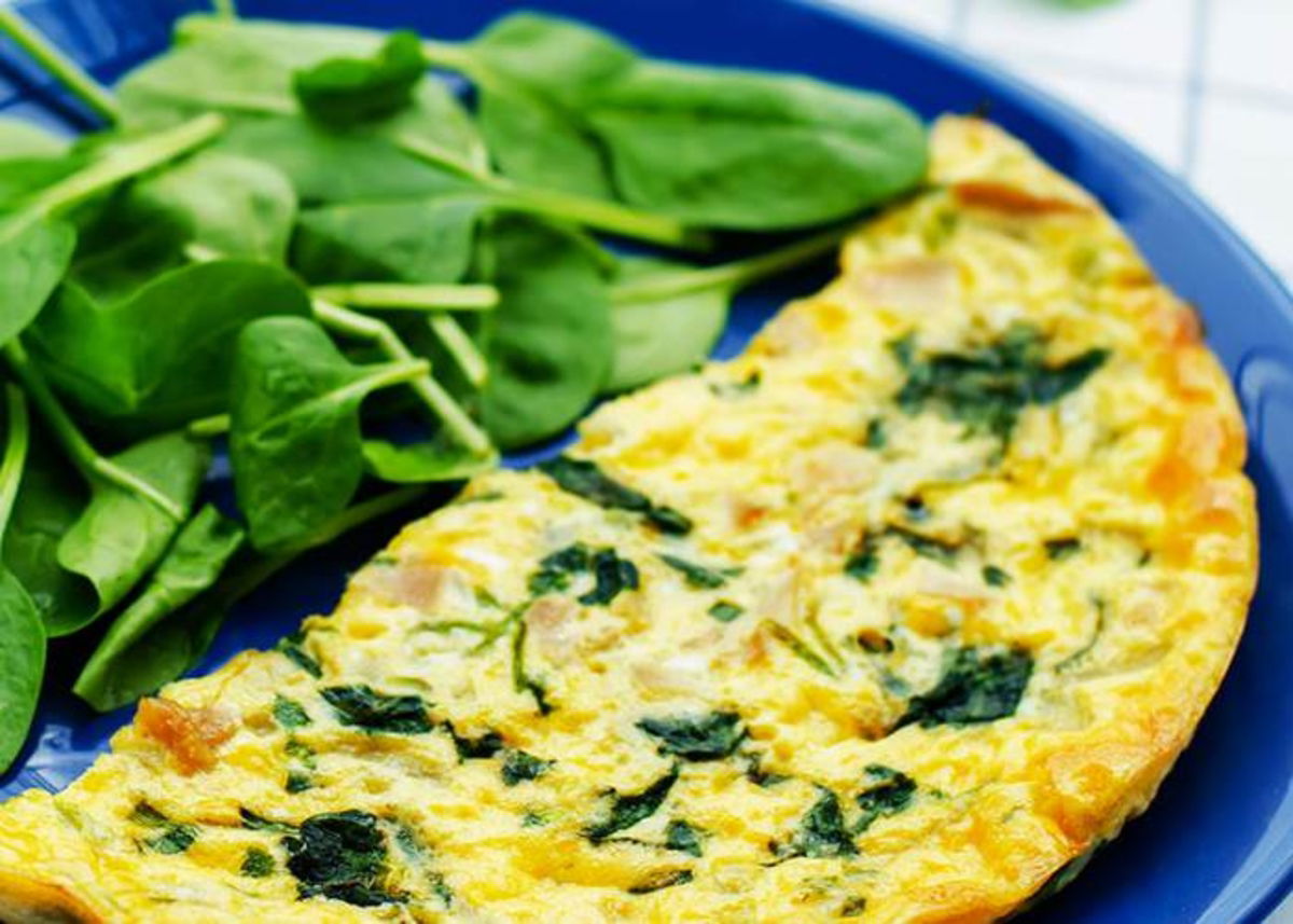 Plato tortilla espinaca