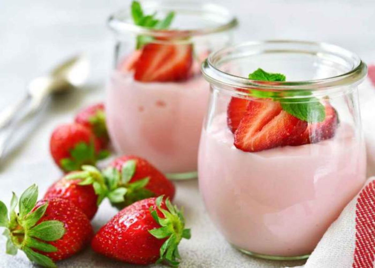 Mousse de fresa