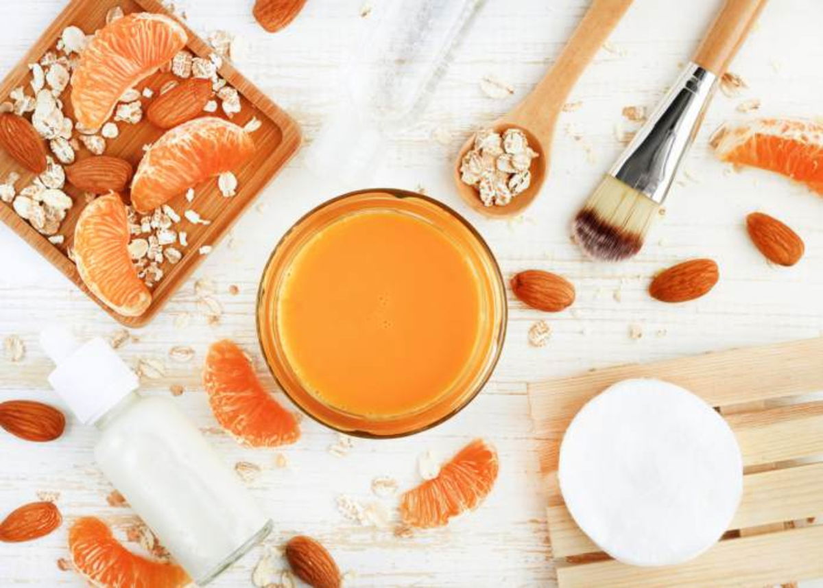 Tratamientos de belleza con mandarina