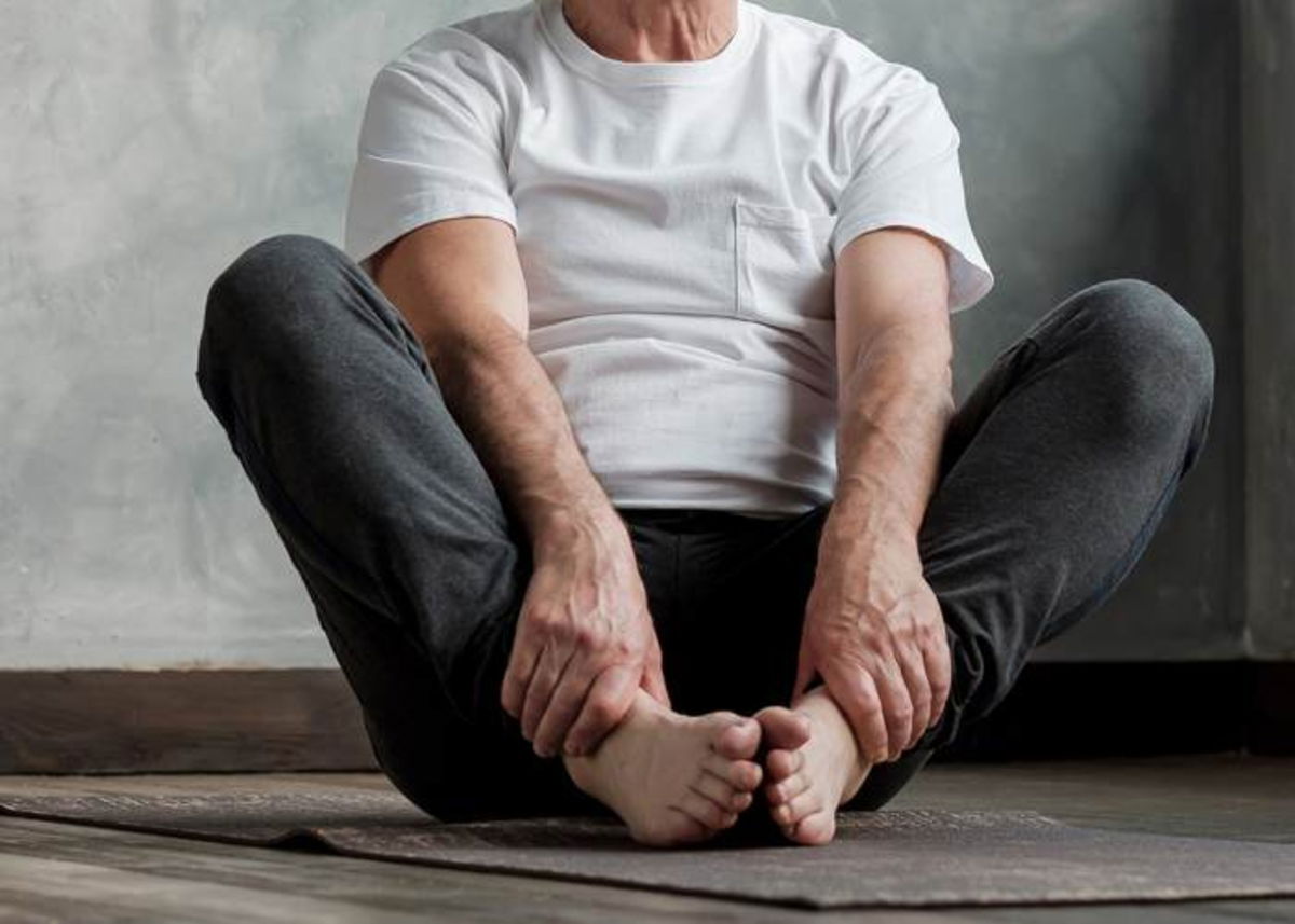 Persona ejercitándose