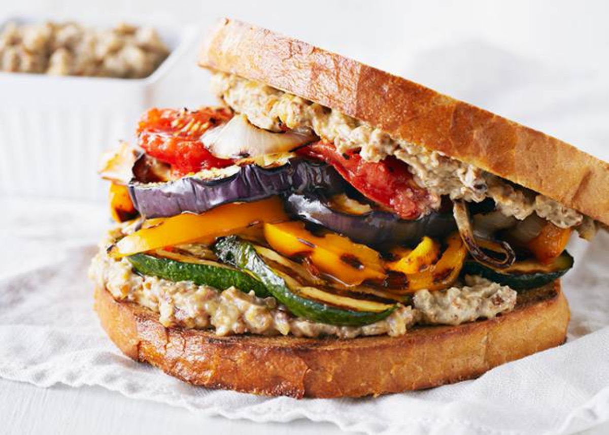 Sándwich de vegetales