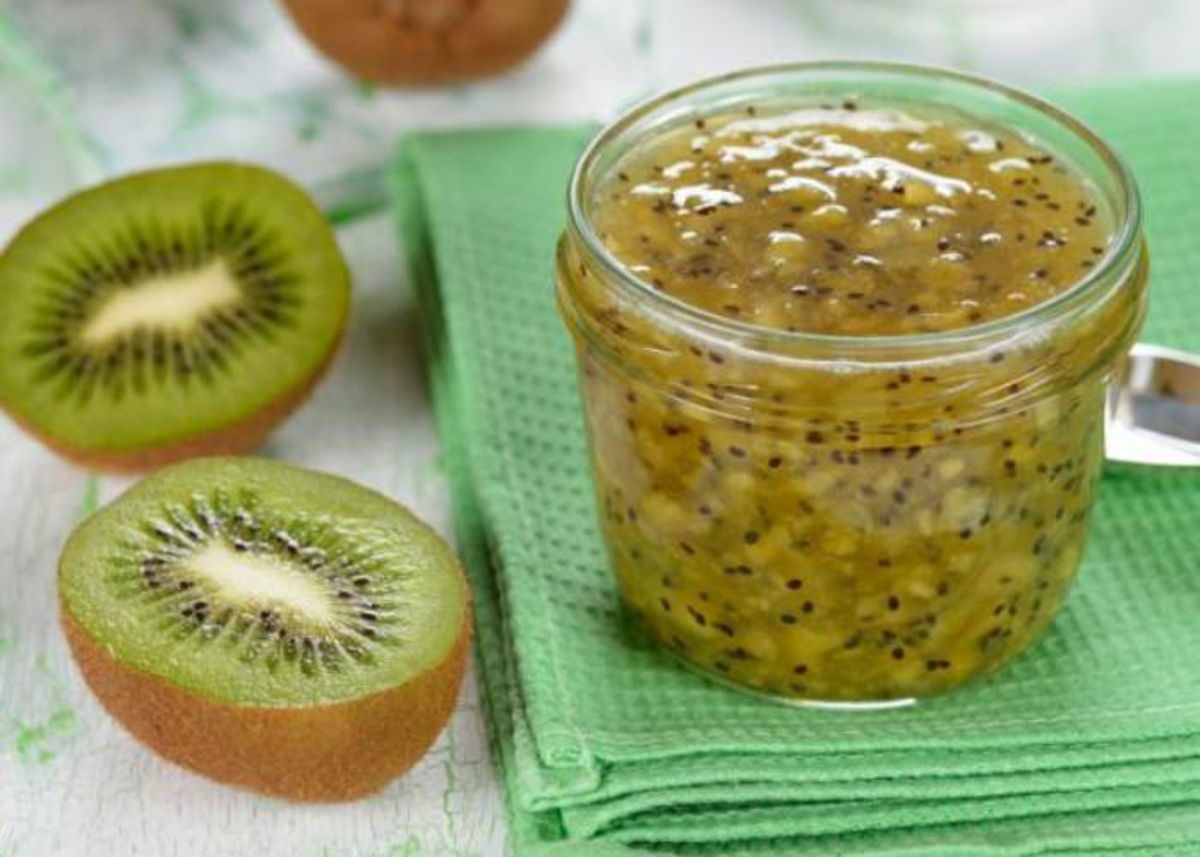 Frasco mermelada kiwi