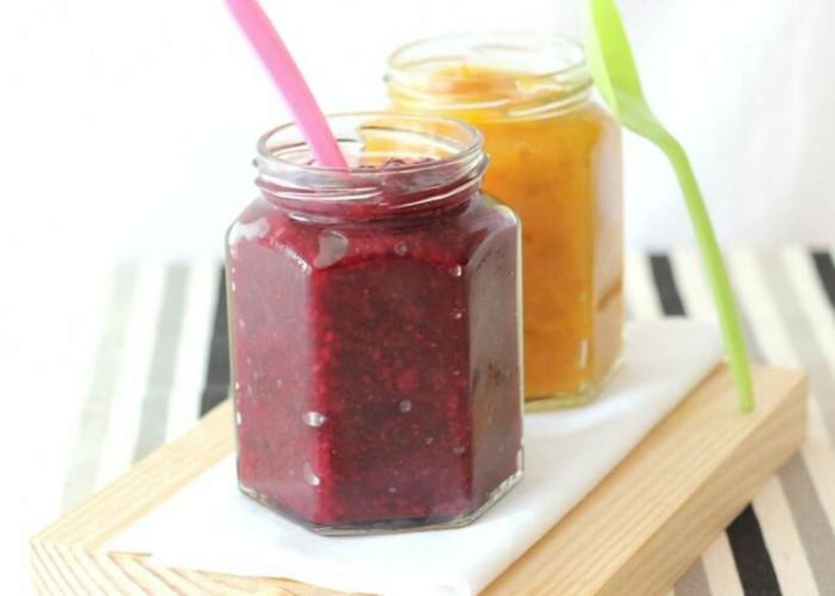 Frascos con mermeladas