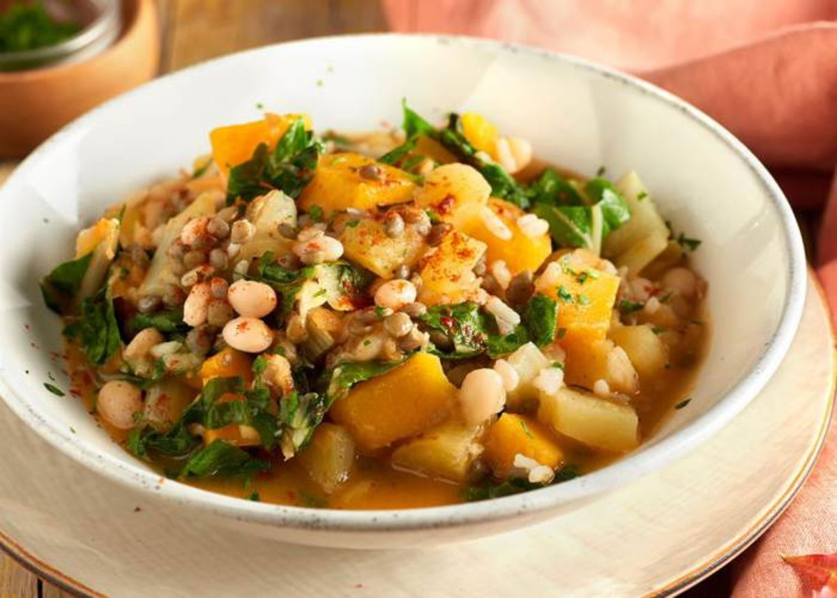 Guiso con altramuces