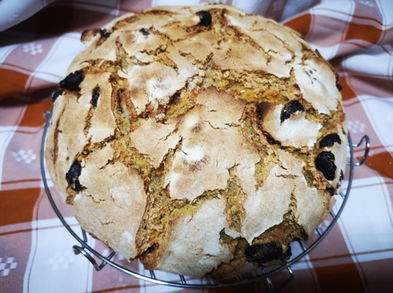 Pan saludable de nueces y uvas pasas, receta paso a paso