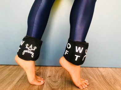 Entrenamiento con pesas en los tobillos