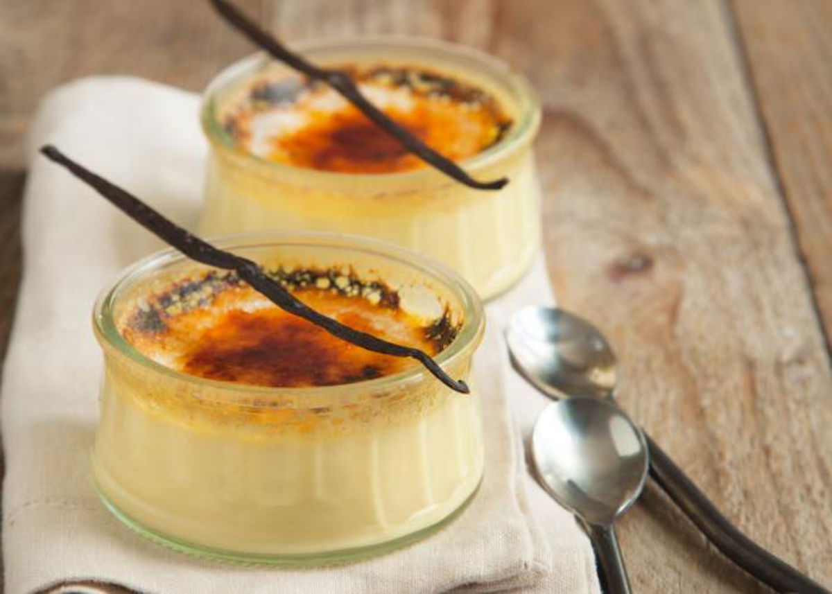 Crema catalana recipiente