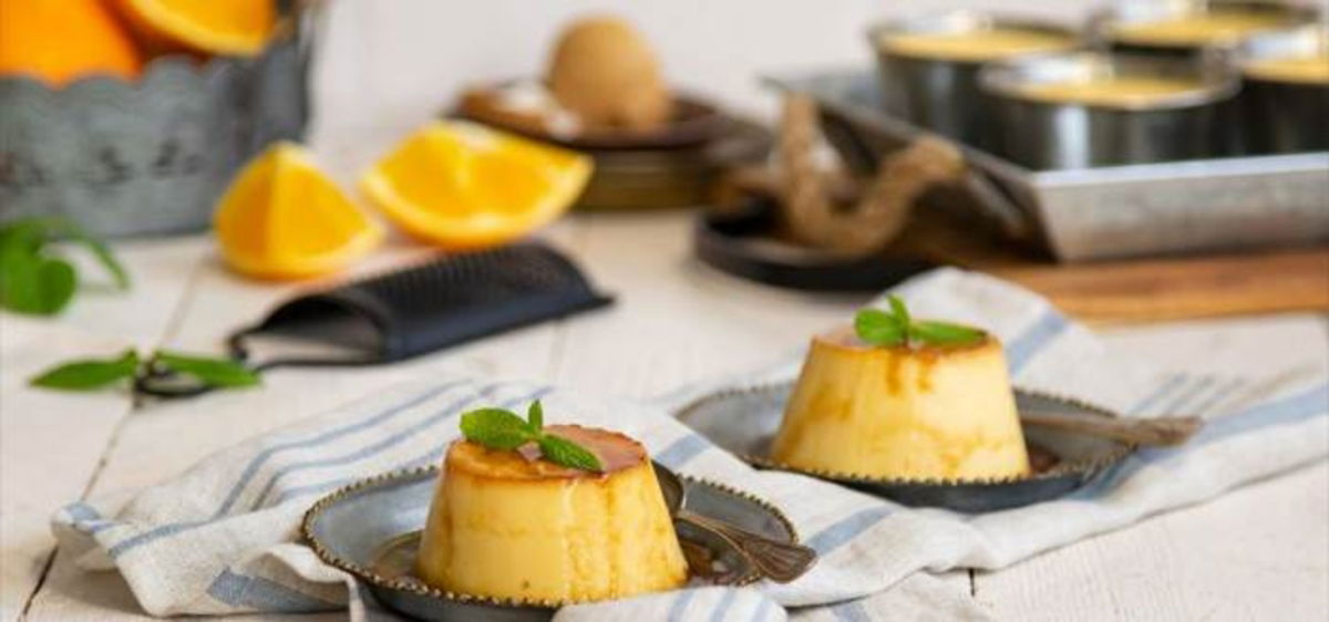 Flan naranja
