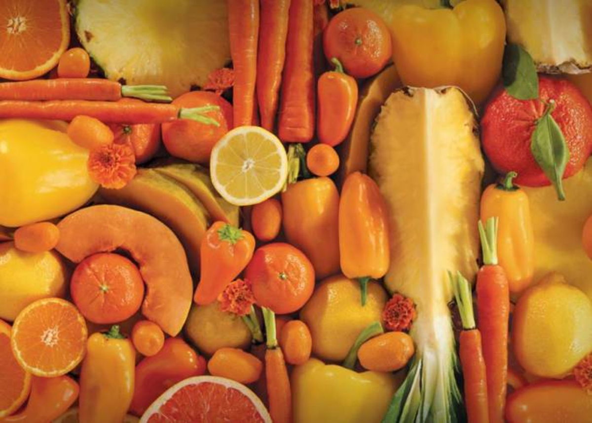 Alimentos color naranja