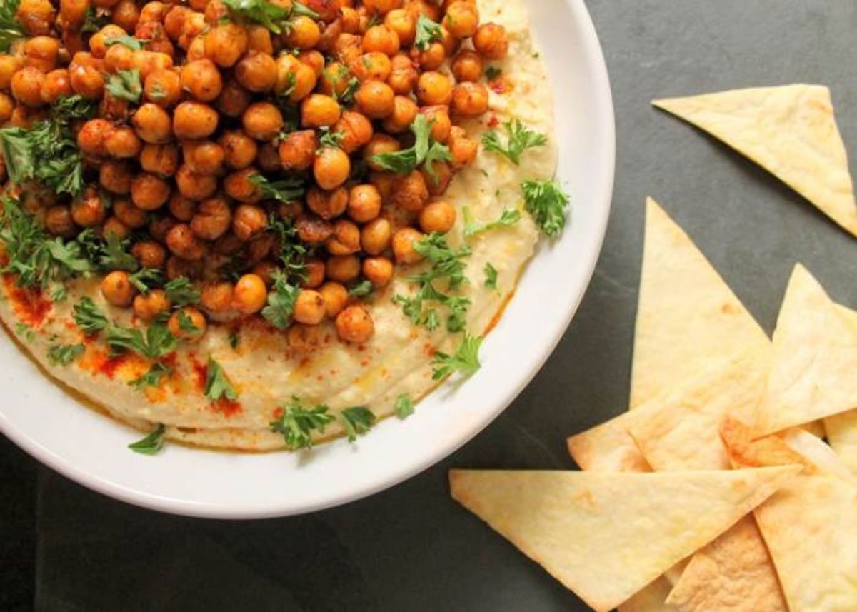 Plato shawarma garbanzo