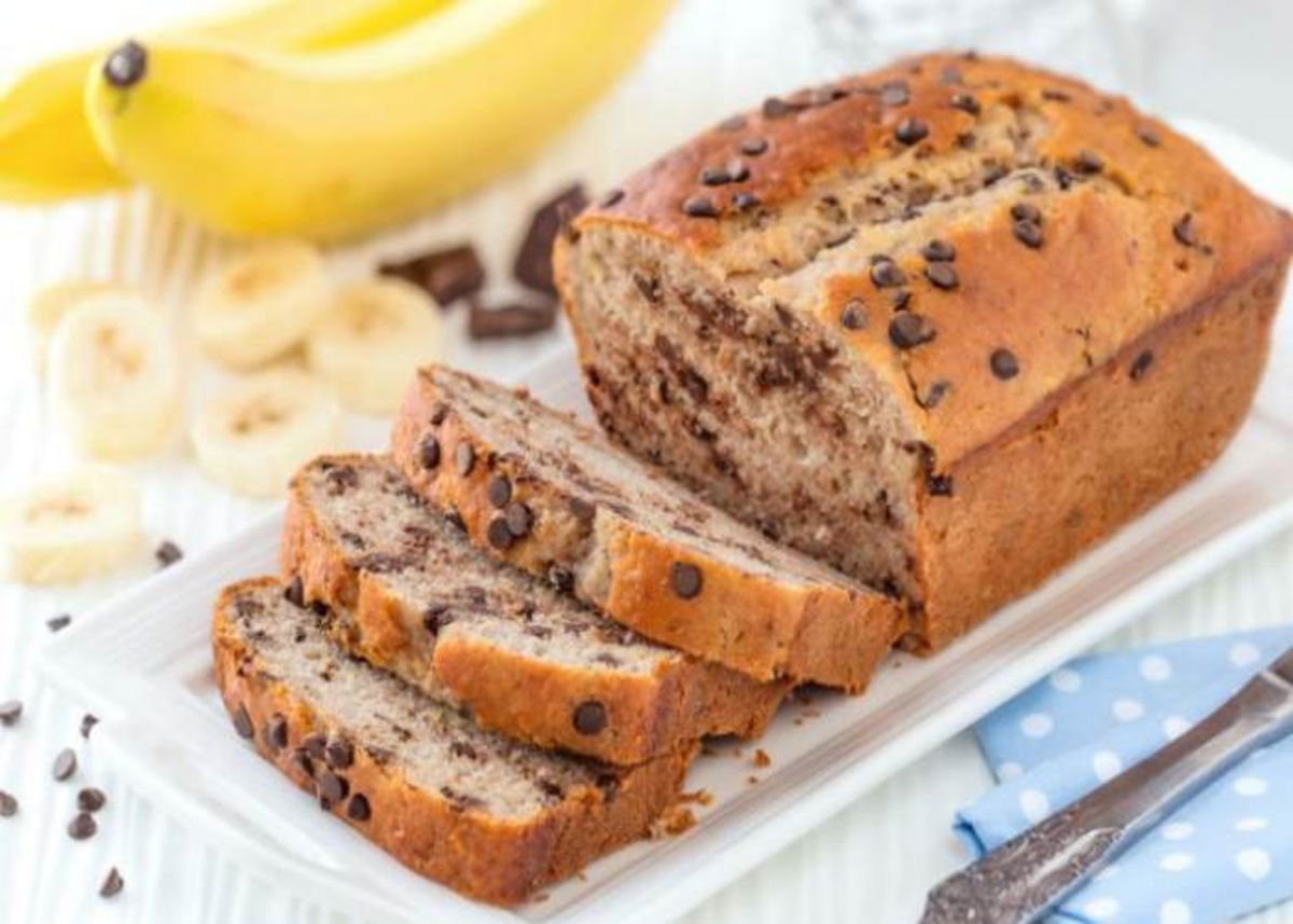 Pan plátano y chocolate