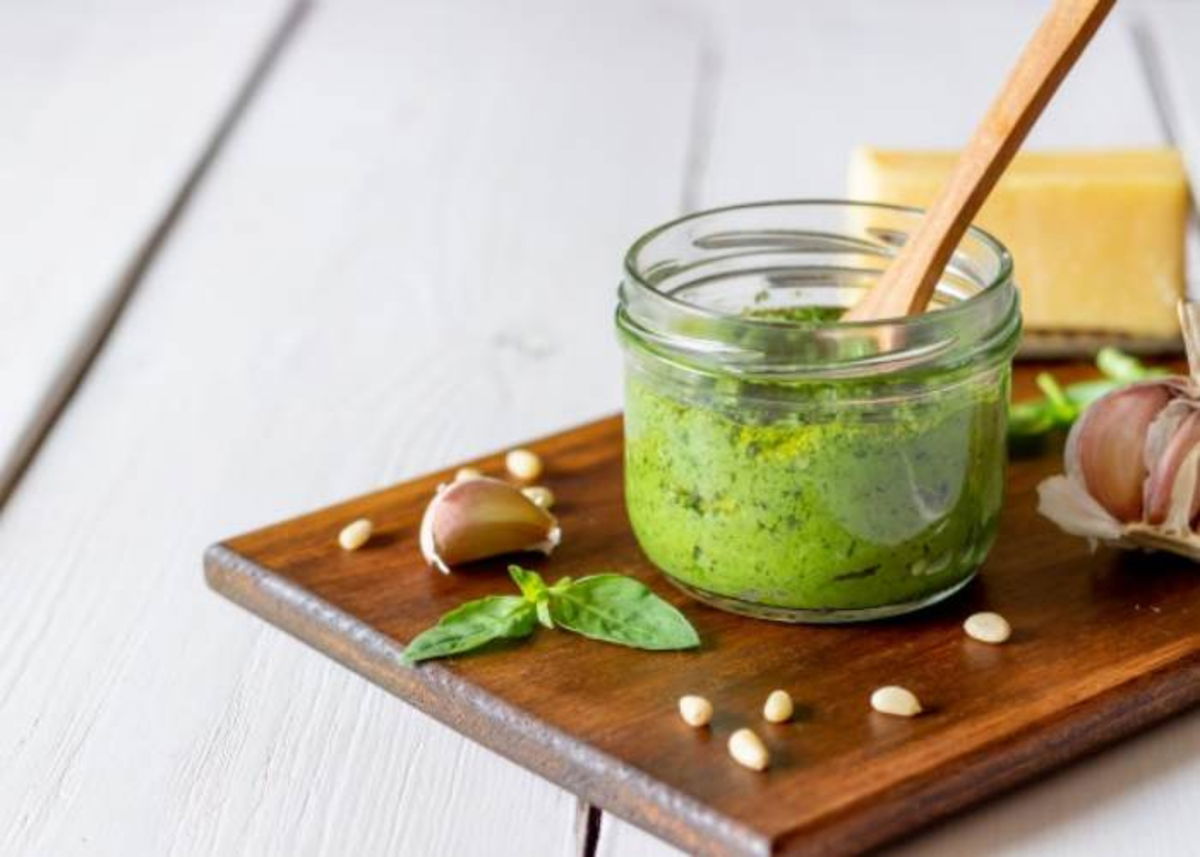 Pesto en frasco