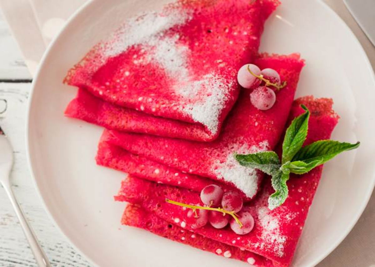Crepas de remolacha