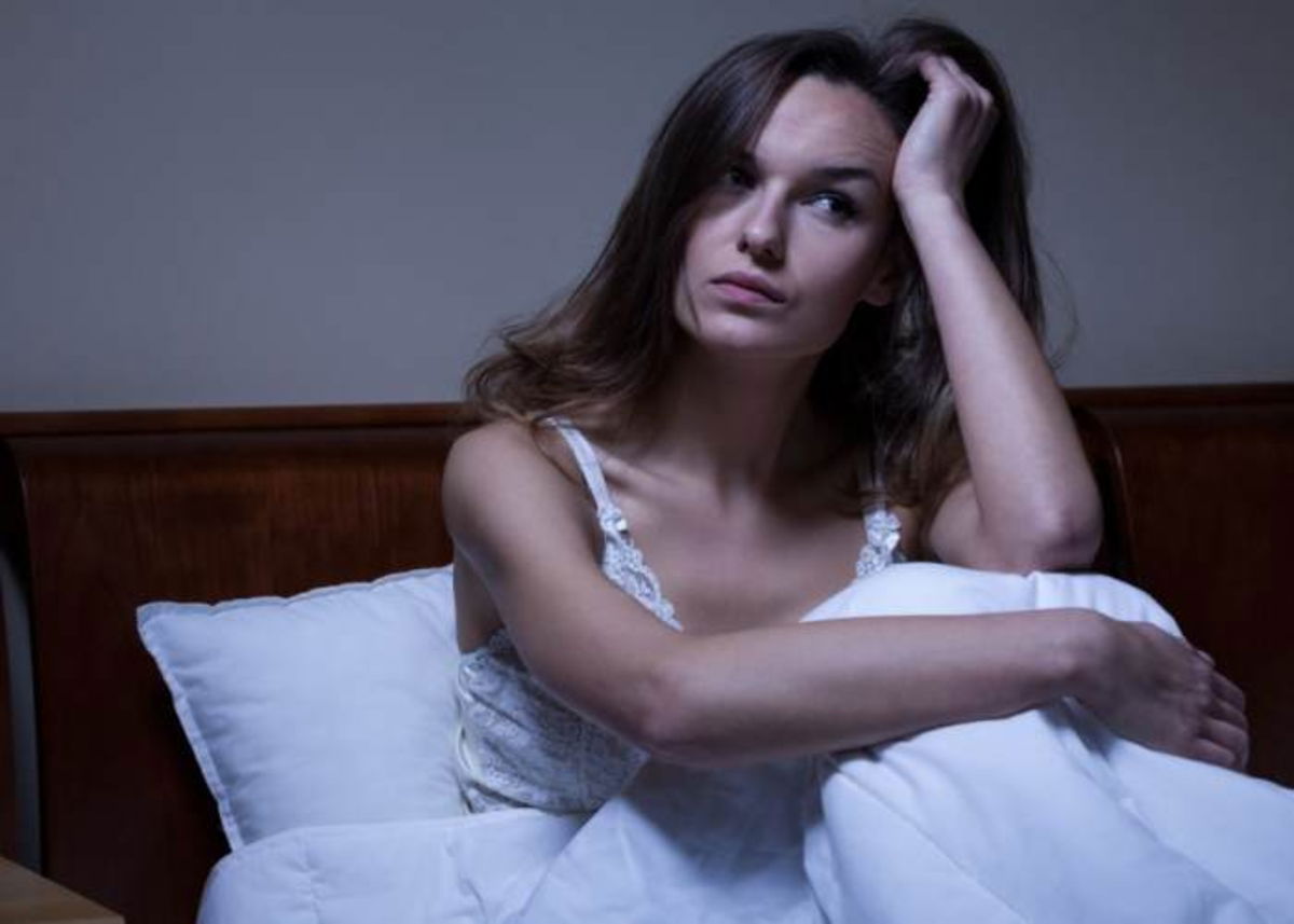 Mujer ansiedad nocturna