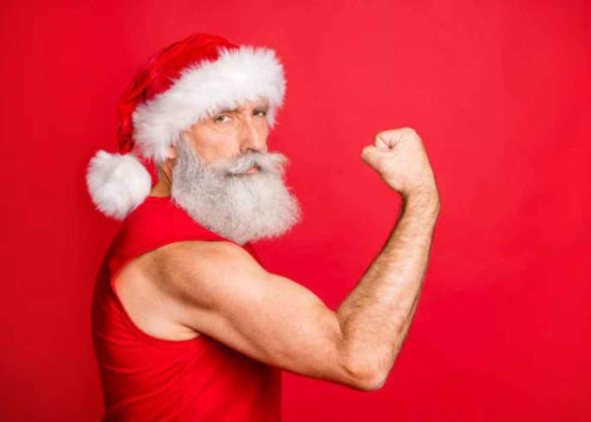 Santa en forma