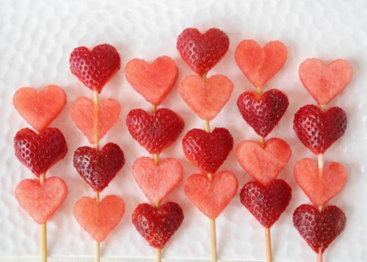Brochetas-frutas