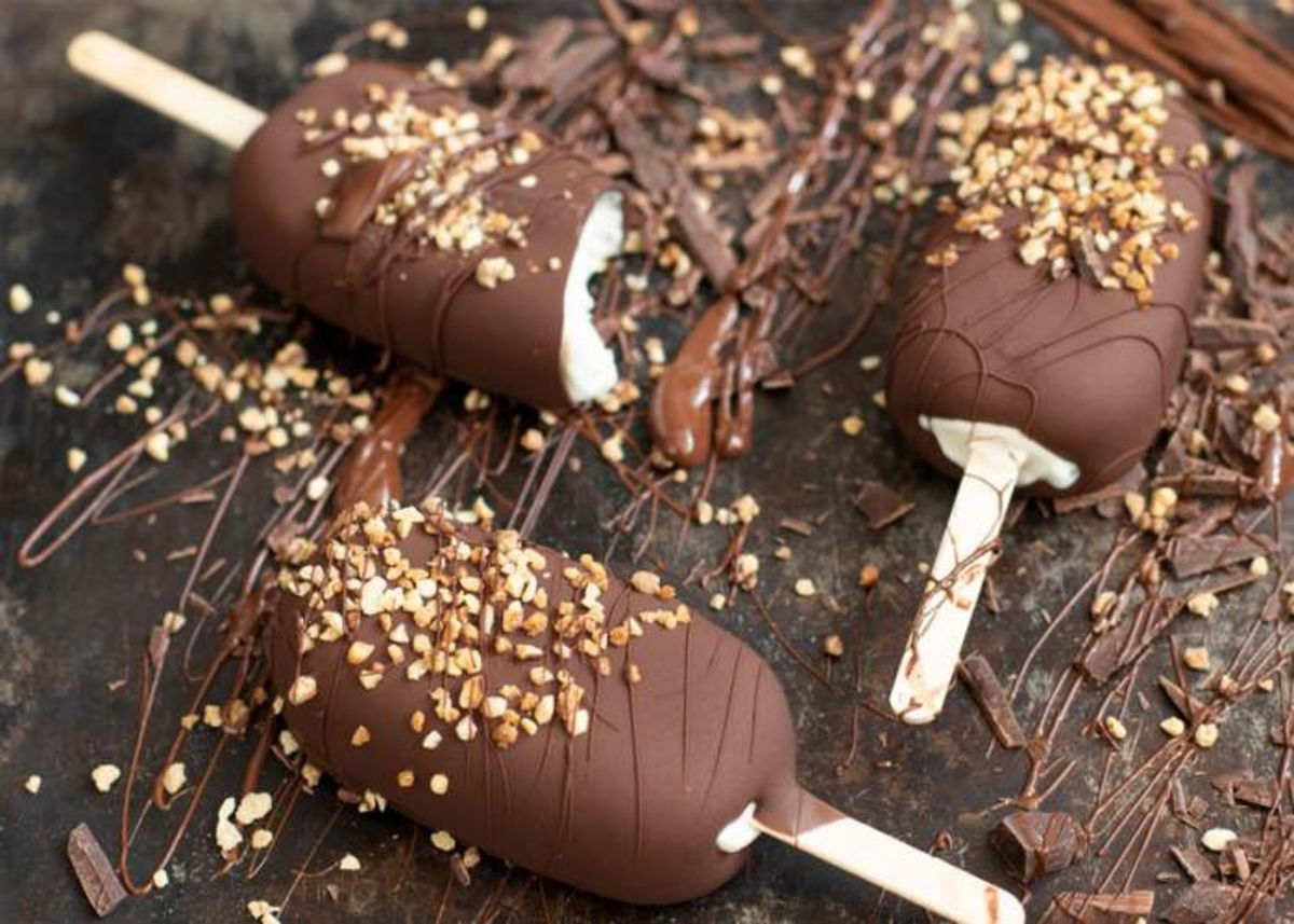 Paleta helada cubierta