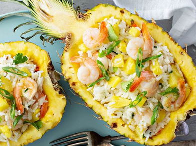 Platos con piña que resultan fáciles y nutritivos
