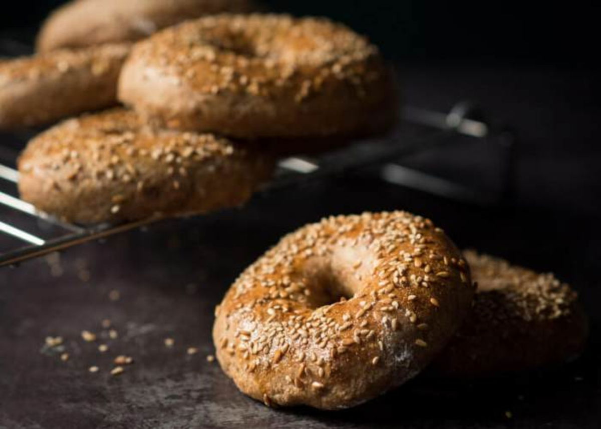 Bagels-en-charola