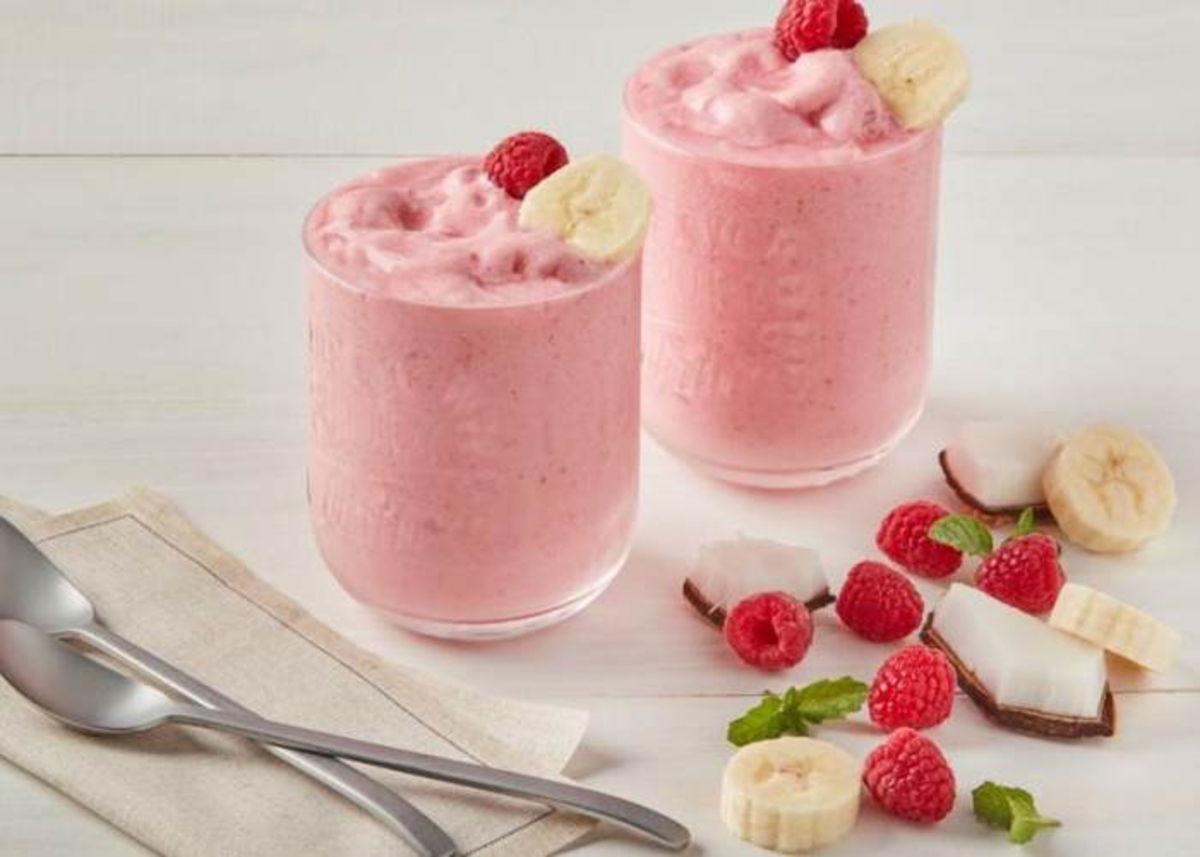 Smoothie leche soja y frutas