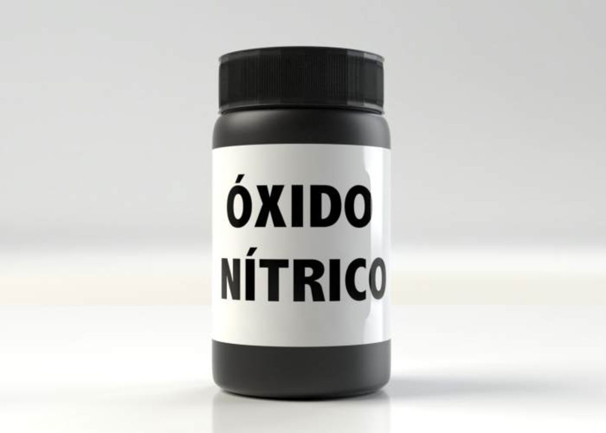 Botella de óxido nítrico