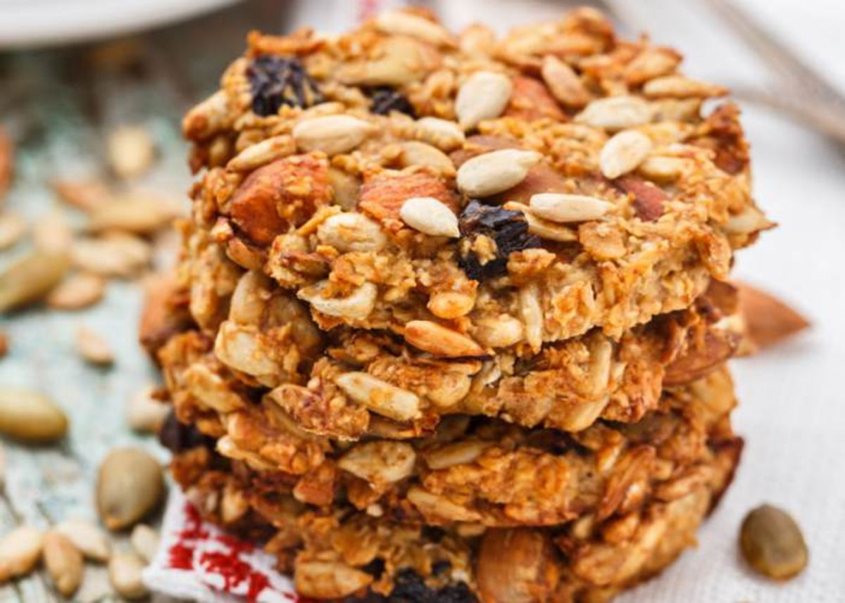 Galletas de calabaza semillas linaza