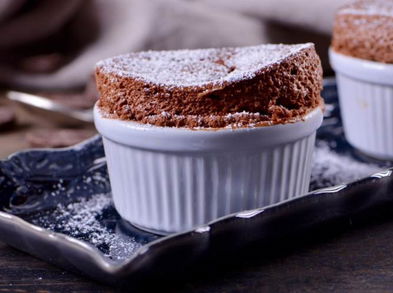 Soufflé de chocolate, receta ideal para diabéticos