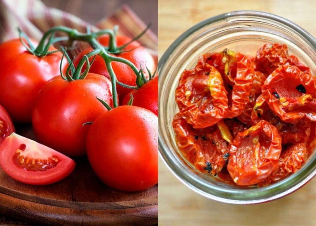 Qué es mejor, el tomate fresco o el tomate deshidratado?