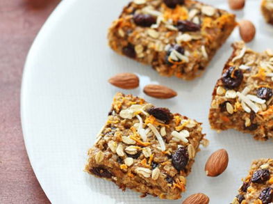 Barritas de zanahoria fit para después del entrenamiento