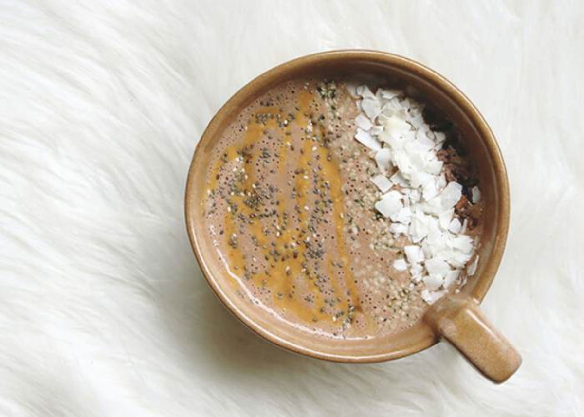 Bebida café y chía