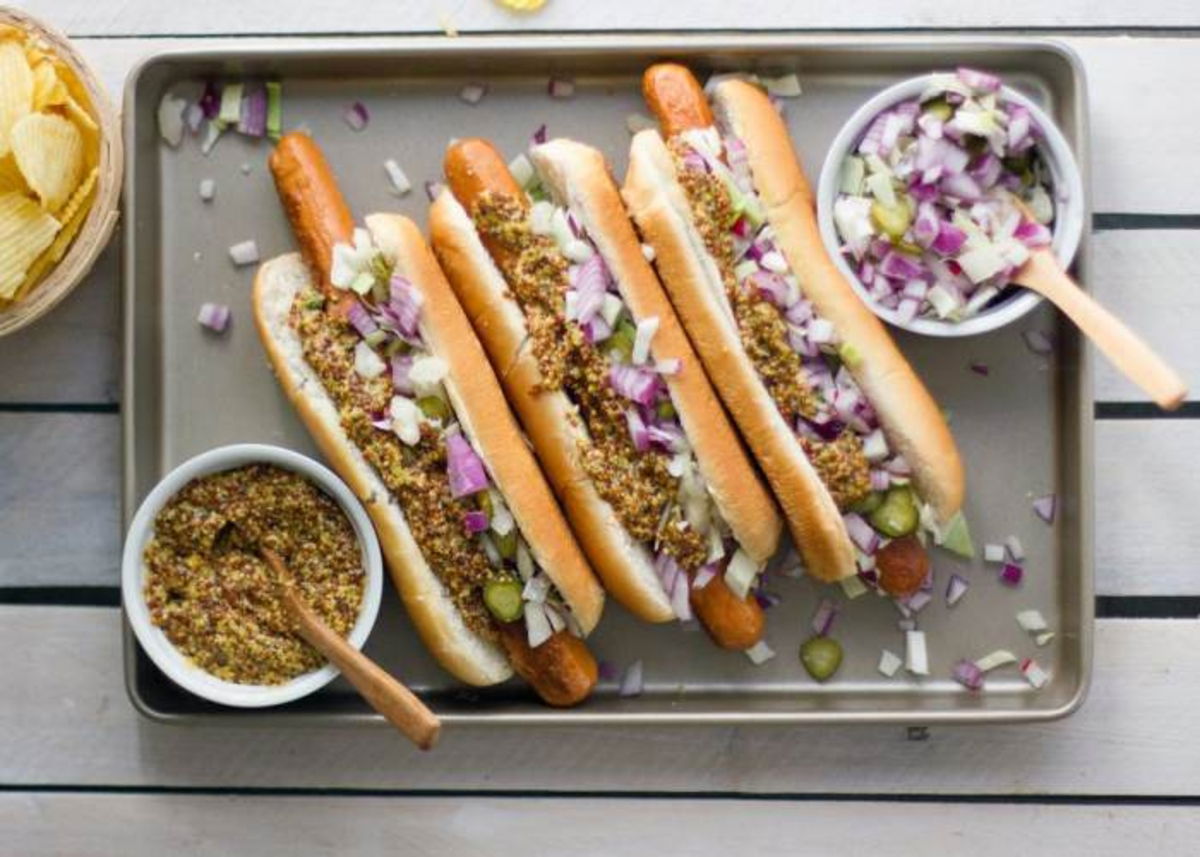 Hot dog vegetariano, receta paso a paso