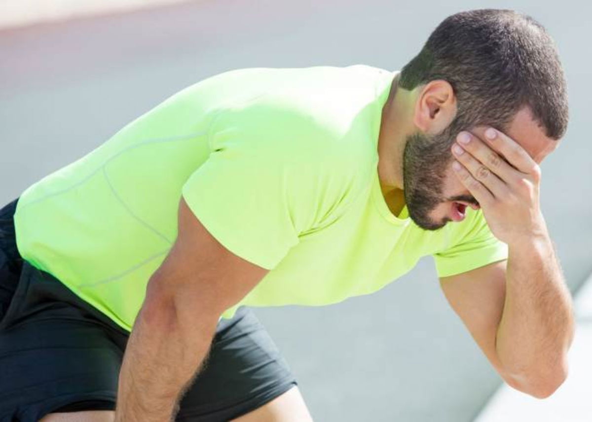 Persona correr excesivamente