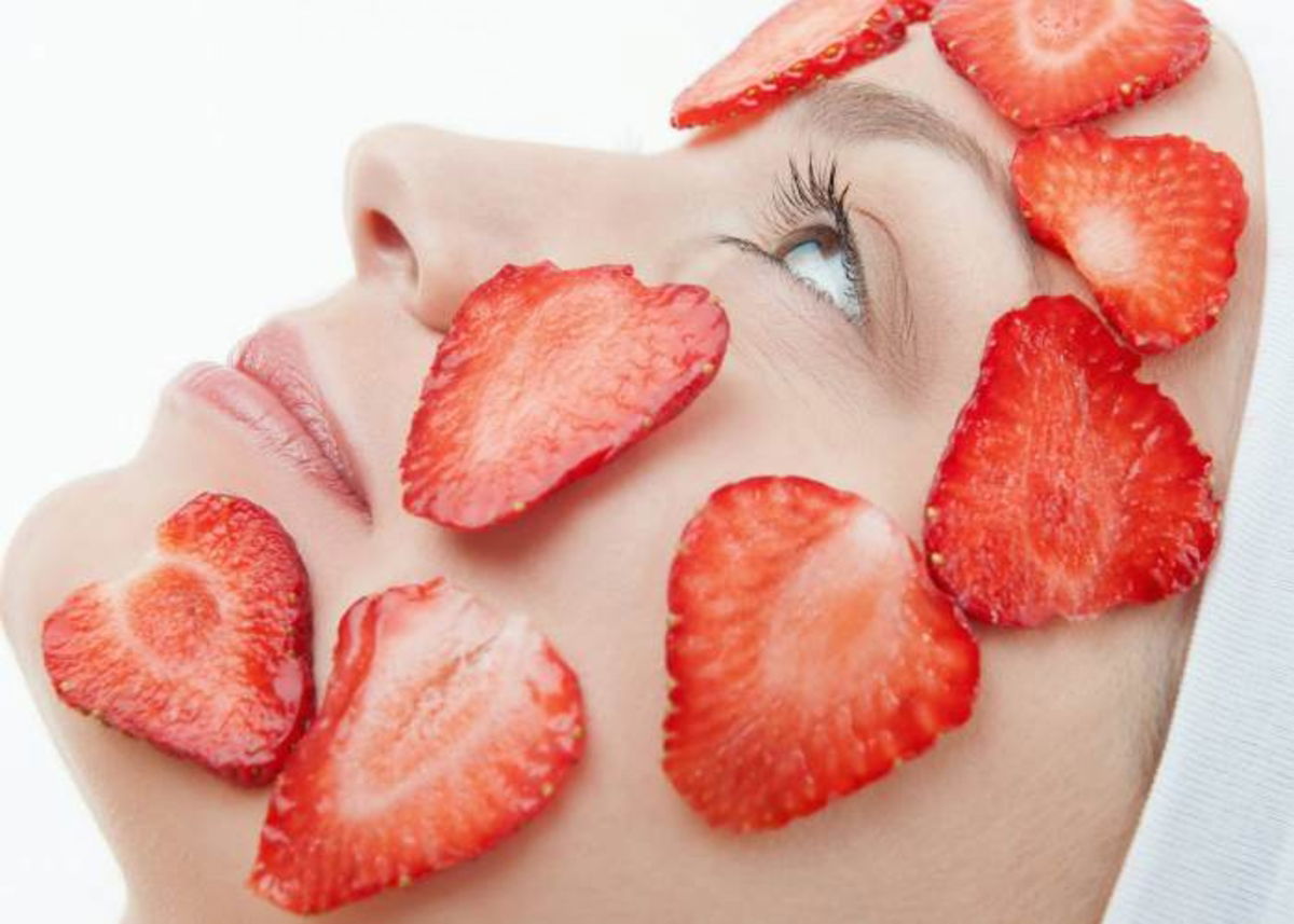 Mujer con fesas rostro