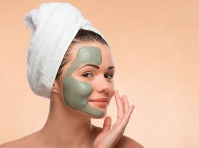 Mascarilla de arcilla verde para el tratamiento facial