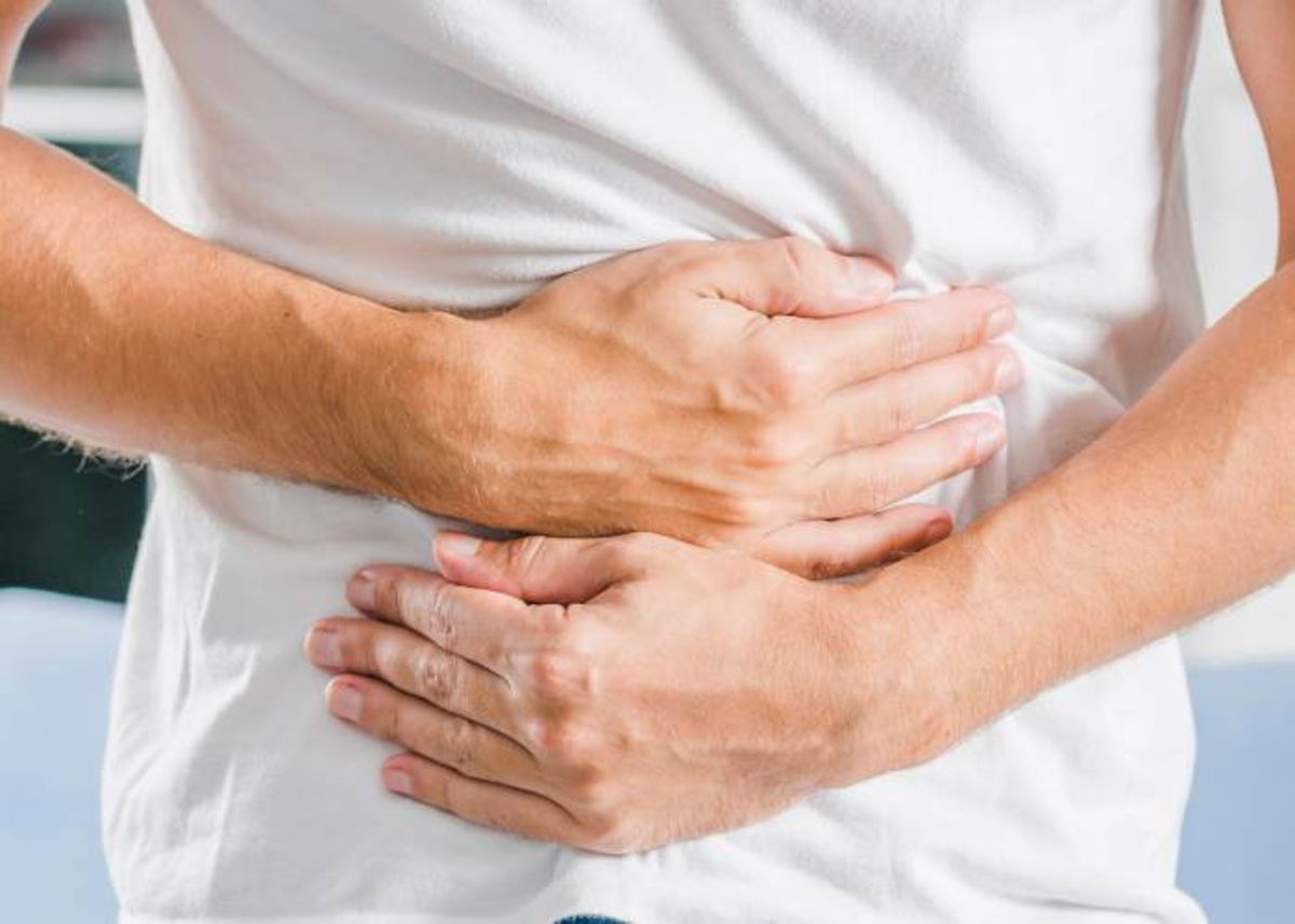 Persona con lesión abdominal