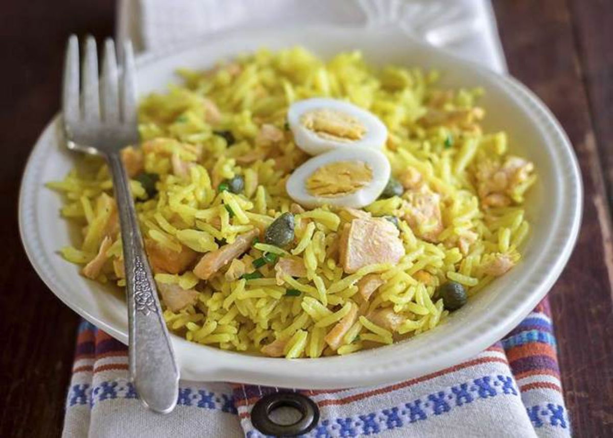 Plato de arroz kedgeree