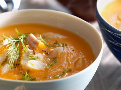 Sopa de rape para bajar de peso