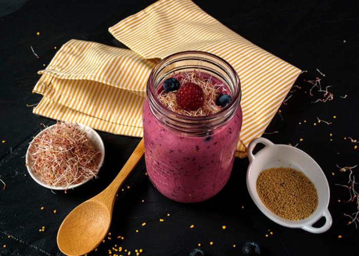 Bebida con germinados