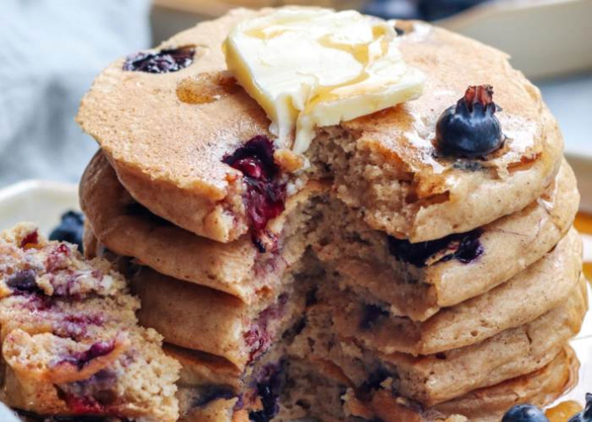 Panqueques de yogur y avena