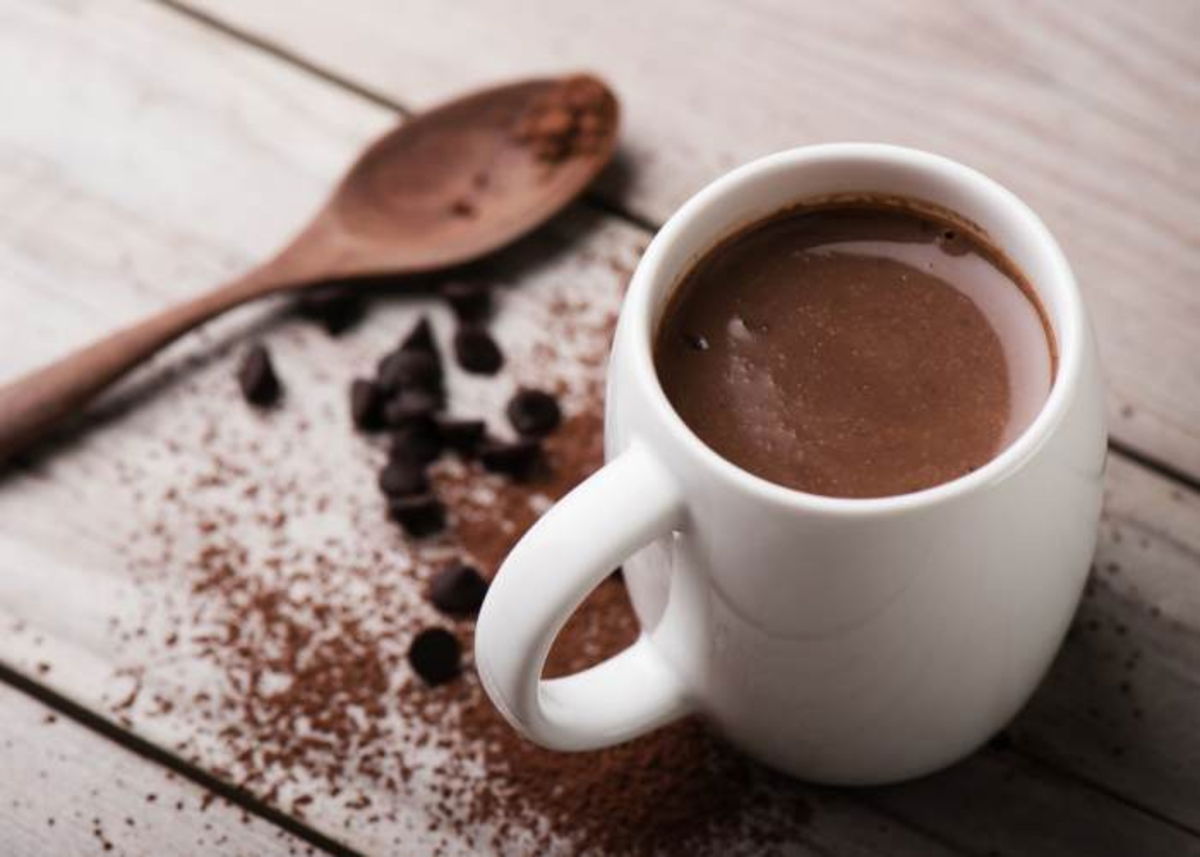 Taza de chocolate caliente