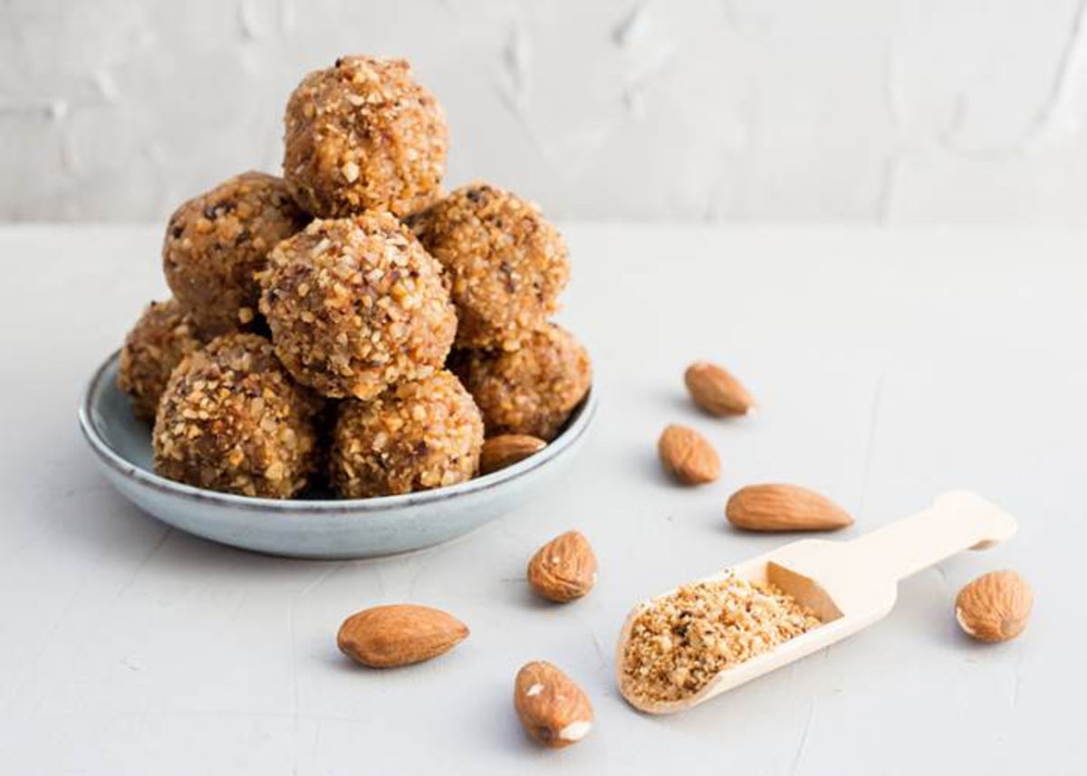 Trufas almendras y coco