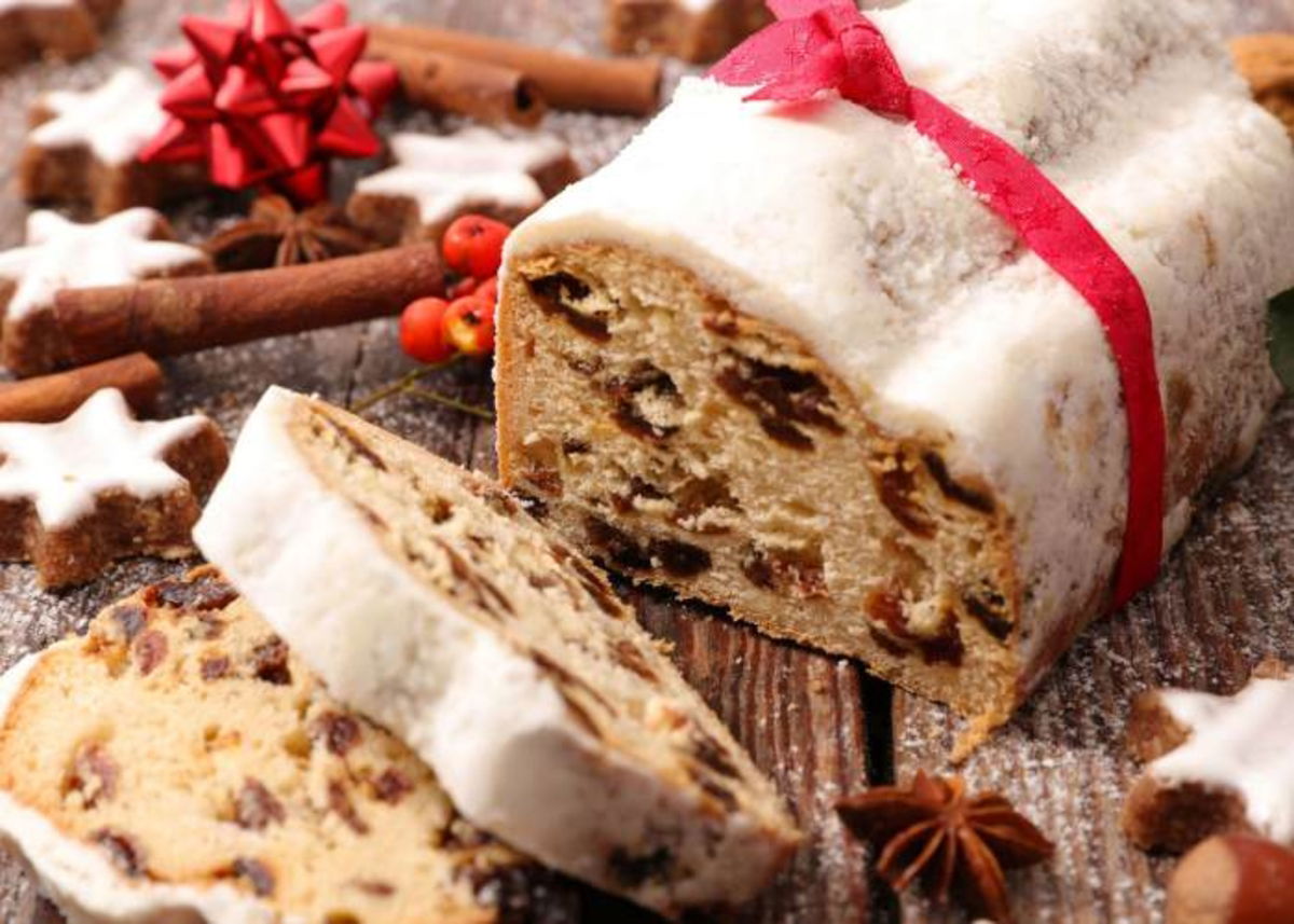 Christstollen sin gluten, postre navideño alemán