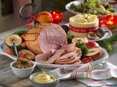 Julskinka o jamón de Navidad sueco en versión saludable